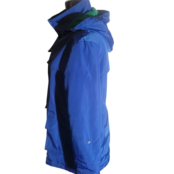 Tommy Hilfiger Women's Blue Hooded Windbreaker Jacket M - Picture 4 of 5